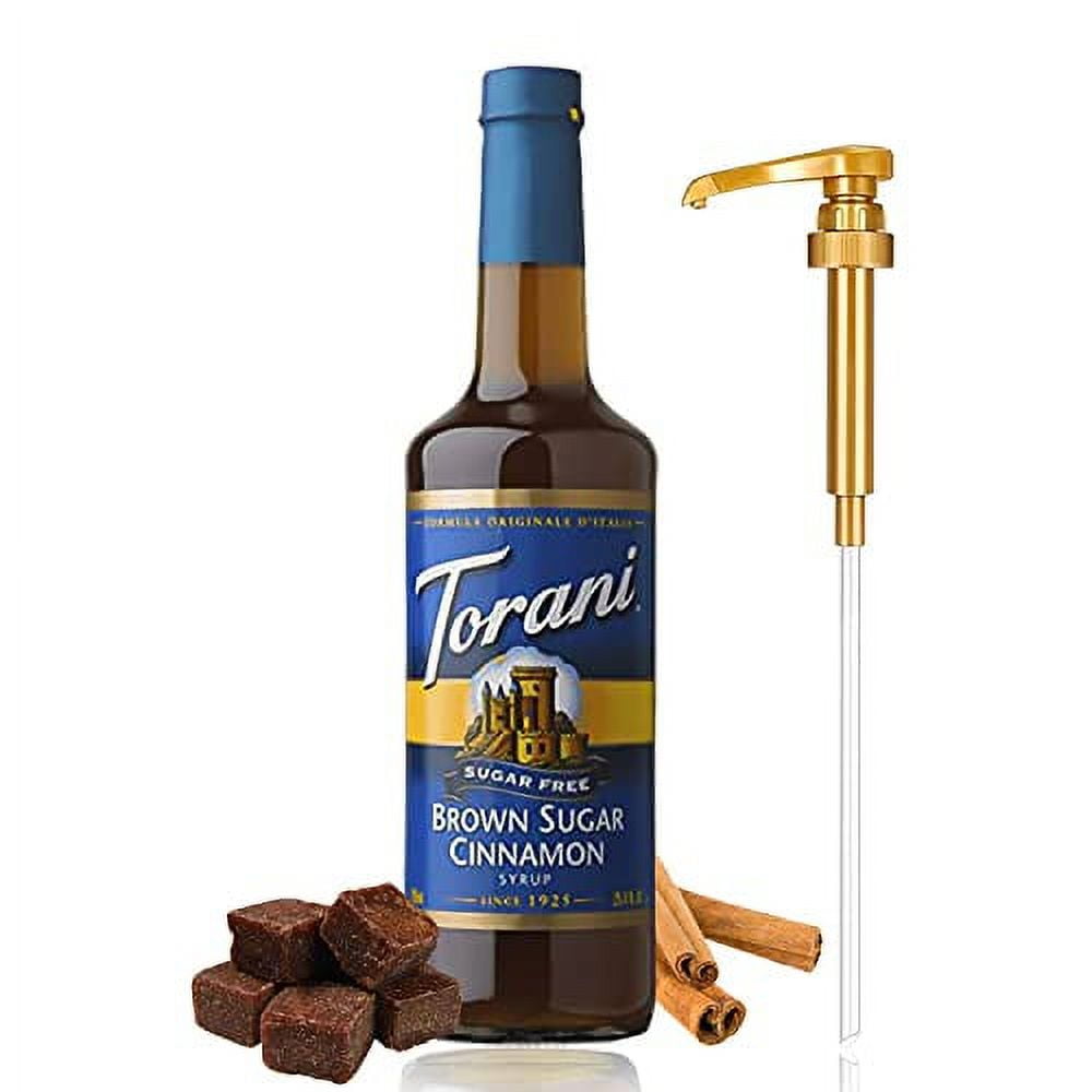 Premium Sugar Free Brown Sugar Cinnamon 750 ml Coffee Syrup Flavoring