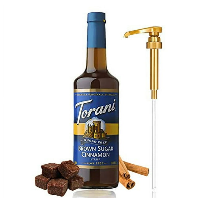 Premium Sugar Free Brown Sugar Cinnamon 750 ml Coffee Syrup Flavoring