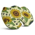 thumbnail image 1 of Premium Sunflower Pattern Memory Foam Seat Cushion Ergonomic Chair Pad for Office Chair, Car, Airplane & Bleachers Sciatica, Tailbone Hip & Back Pain Relief - Chair Cushion for Long Office Workers., 1 of 5