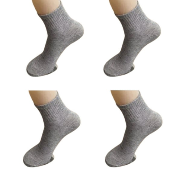 Premium Super Lightweight Breathable Cotton Quarter Crew Athletic Sport Socks | 3 Colors Available | 4 Pack| By The Clique…