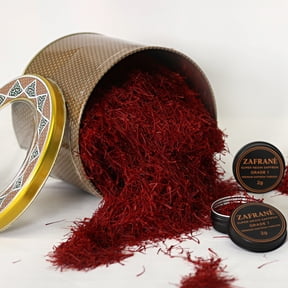 Premium Super Negin Saffron Threads 2g, 100% Pure Grade A Red Saffron, Hand-Harvested, All-Natural Spice for Cooking, Baking & Tea