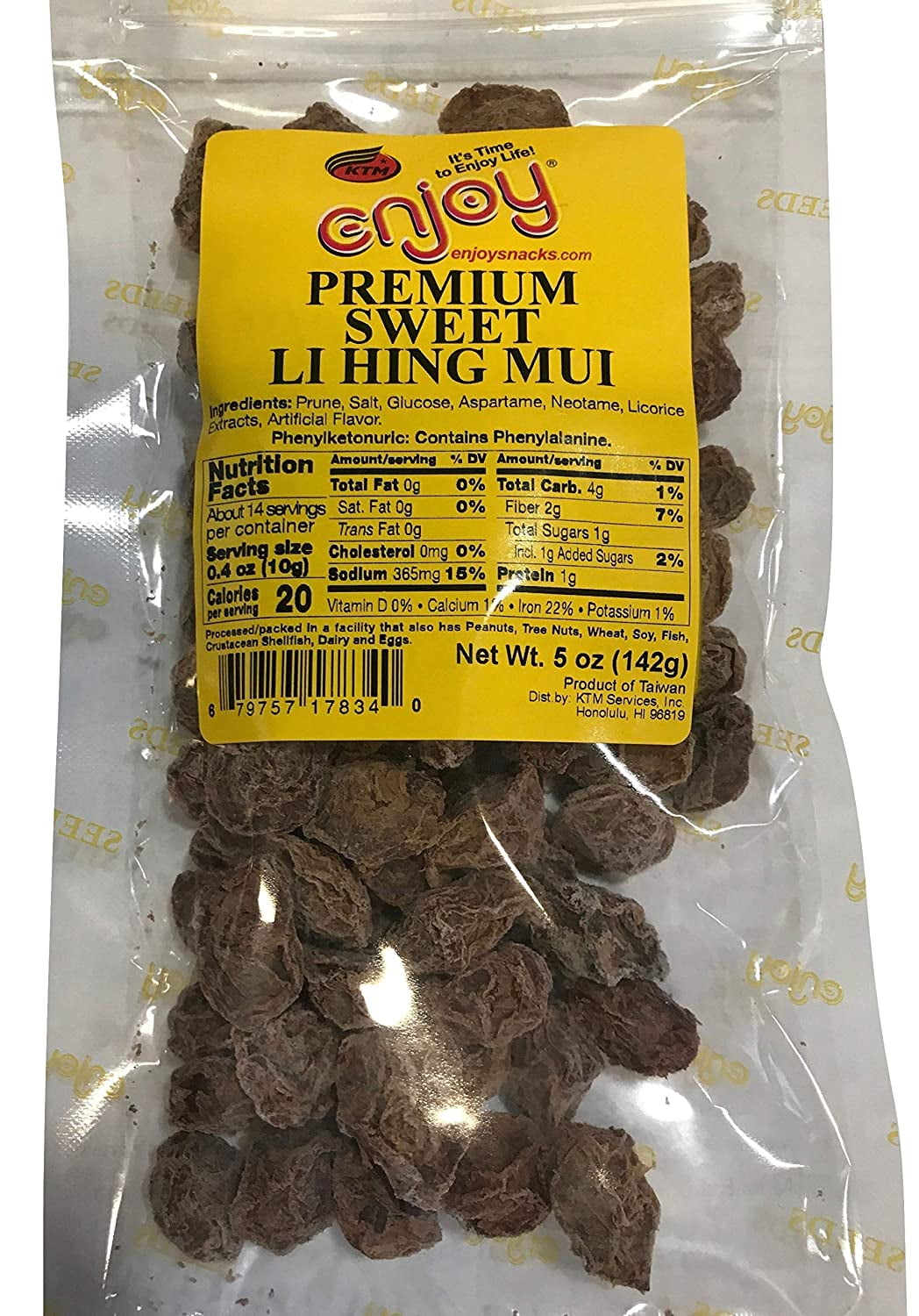 Premium Sweet Li Hing Mui Dried Plums