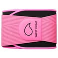 thumbnail image 1 of Premium Sweet Sweat 'Pro-Series' Waist Trimmer (Pink) | Waist Trainer Belt with Adjustable Velcro Straps for better Back Support + Tighter Cinch (Medium - Large), 1 of 8