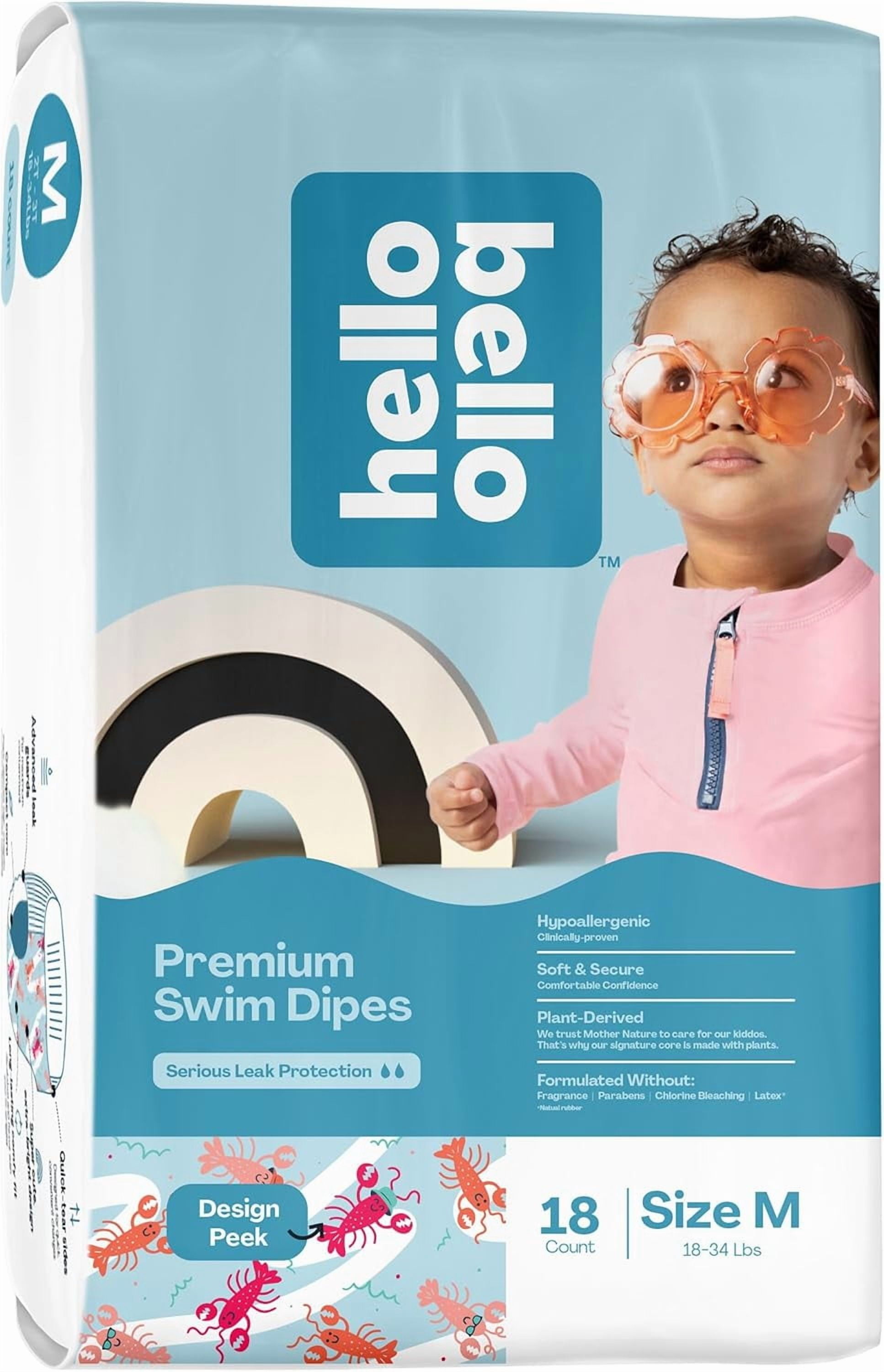 Premium Swim Diapers I Affordable and Disposable Swim Dipes for Babies and Kids I Size Medium
