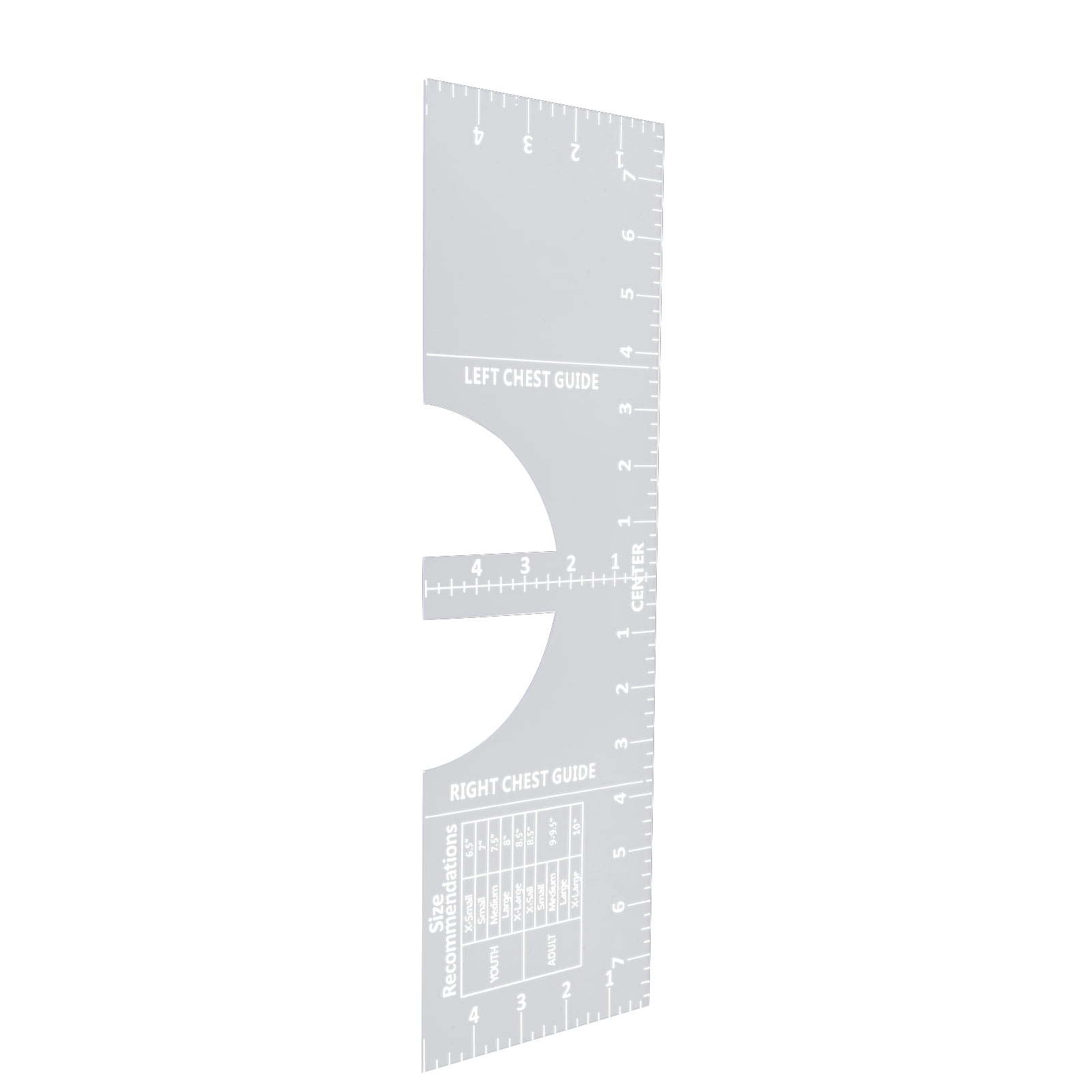 Premium T-Shirt Alignment Tool Guide Standard Ruler for Perfect Graphic ...
