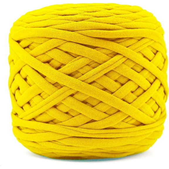 Premium T-Shirt Yarn (10oz/109 Yards) - Soft Stretch Crochet & Knitting Yarn for DIY Crafts, Baskets, Rugs, Bags - Upcycled Fabric Yarn