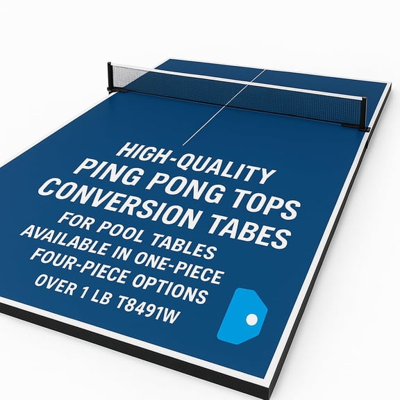 Premium Table Tennis Conversion Tops for Pool Tables Ping Pong Tabletop Toppers  One-Piece and Four-Piece Options  Heavy-Duty Over 1 LB  Fits Billiard Tables  Easy Setup and Storage