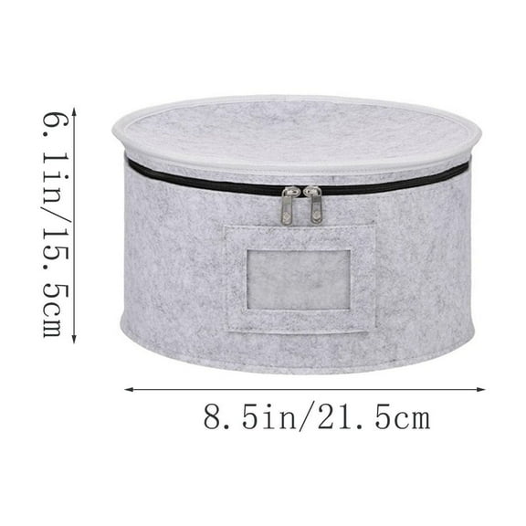 Premium Tableware Storage Organizer - Labeled Pockets for Dish and Glassware Protection, Perfect for Moving and Home Storage