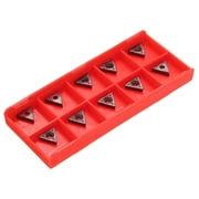 Premium Tcmt 731 Carbide Inserts C6 Grade 10Pcs For Turning Tools 2Mm Thickness 10Mm Side Length Steel Cast Iron Cutting