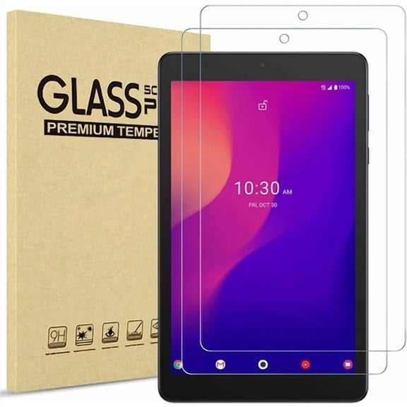 Premium Tempered Glass Screen Protector Clear Anti-Scratch For Alcatel Joy Tab 8