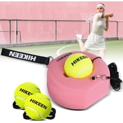 Premium Tennis Trainer Rebound with Metal Base,Portable Solo Tennis Trainer Set with 3 Highly Elastic String Balls,Tennis Practice Equipment for Adult Kids and 