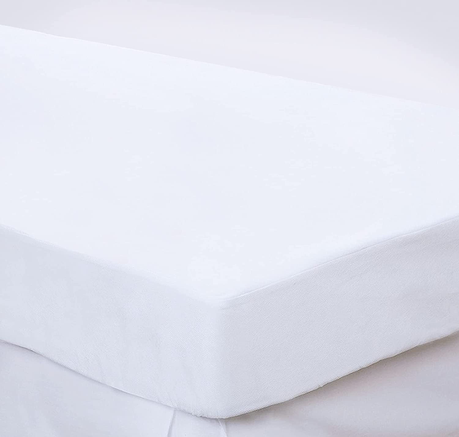 Premium Terry-Cotton Mattress Protector with 100% Water Resistant Fabric up to 16" Deep , Cotton Mattress Protector, Full