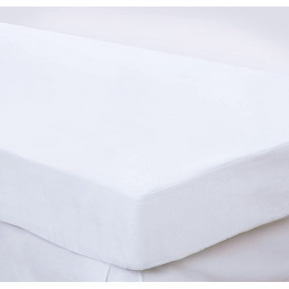 Premium Terry-Cotton Mattress Protector with 100% Water Resistant Fabric up to 16" Deep , Cotton Mattress Protector, King