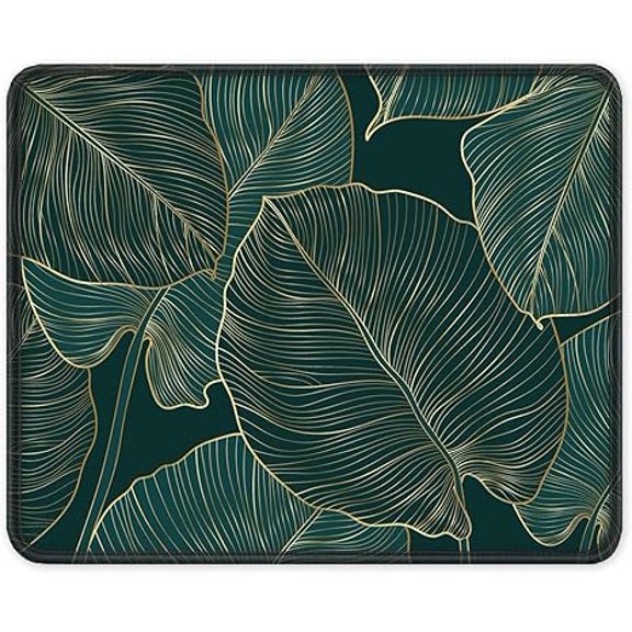 Premium Textured Mouse Pad with Stitched Edge, Smooth & Precise Operation, Waterproof and Washable, Non-Slip Rubber Base Desktop Protection Mat, 10.28.30.12 Inches, Palm Texture