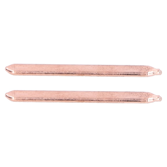 Premium Thermal Conductive Brass Tube DIY Laptop Notebook CPU GPU Heatsink Flat Heat Pipe Cooling System, 80mm Length 2 Pieces Set for Ultimate PC Heat Dissipation and Optimal Performance