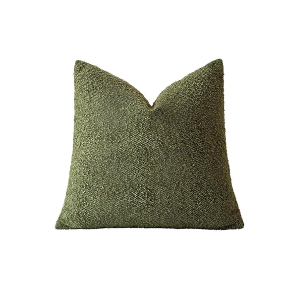 Premium Thick Faux Lamb Teddy Curly Hair Throw Pillow Cover – Breathable, Durable, Elegant Zipper, Indoor & Outdoor Decor