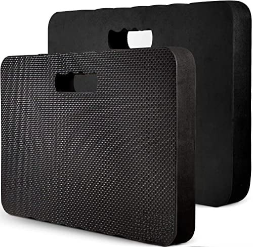 Premium Thick Kneeling Pad,  2-Pack Large Comfortable Gardening Knee Mat with 2 Different Surfaces, Extra Thick Knee Cushion Kneeler for Gardening Work Baby Praying, Gifts for Women Men Seniors