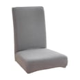 thumbnail image 1 of Premium Thick Knit Fabric Chair Covers - Washable, Removable, Stretch Fit for Dining, Office, Restaurant & Home Protection, Durable & Easy Care, 1 of 5