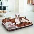 thumbnail image 1 of Premium Thickened Pet Cushion Mat - Ultra Soft & Durable, Insulated Warm Bed Pad for Dogs & Cats, Waterproof & Stain Resistant, Easy Clean, Fits Indoor Pet Beds & Living Spaces, 50x35cm, 1 of 5