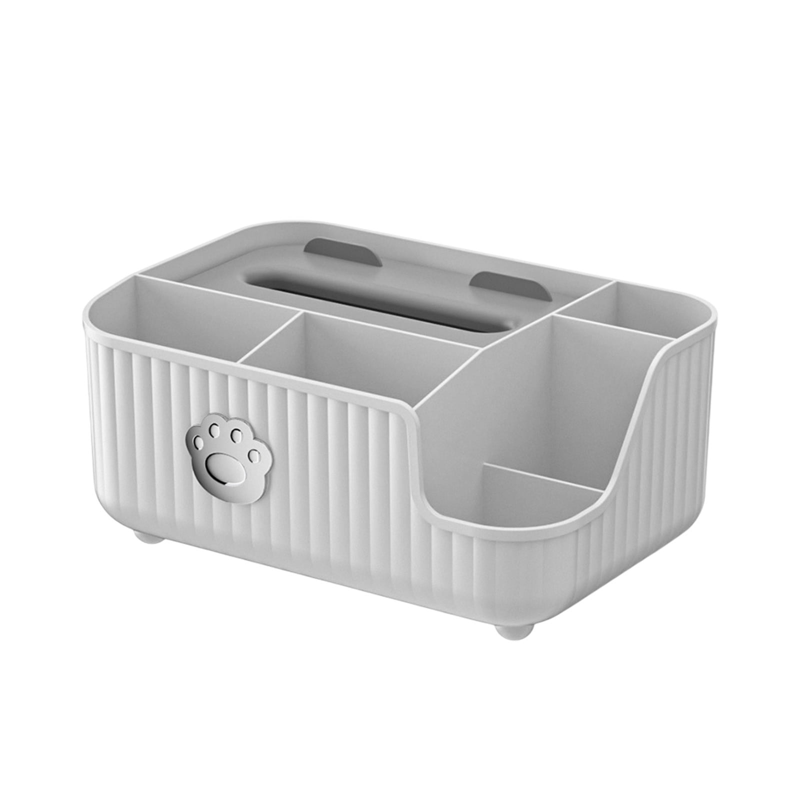 Premium Tissue Box Organizer - Multifunctional Desktop Storage Box with ...