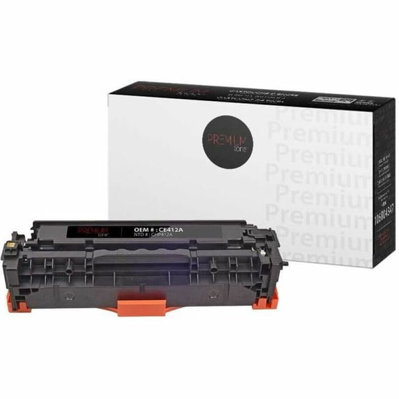 Premium Tone Toner Cartridge, Alternative for Hewlett Packard CE412A / 305A, Yellow, 2600 Pages, 1 Pack