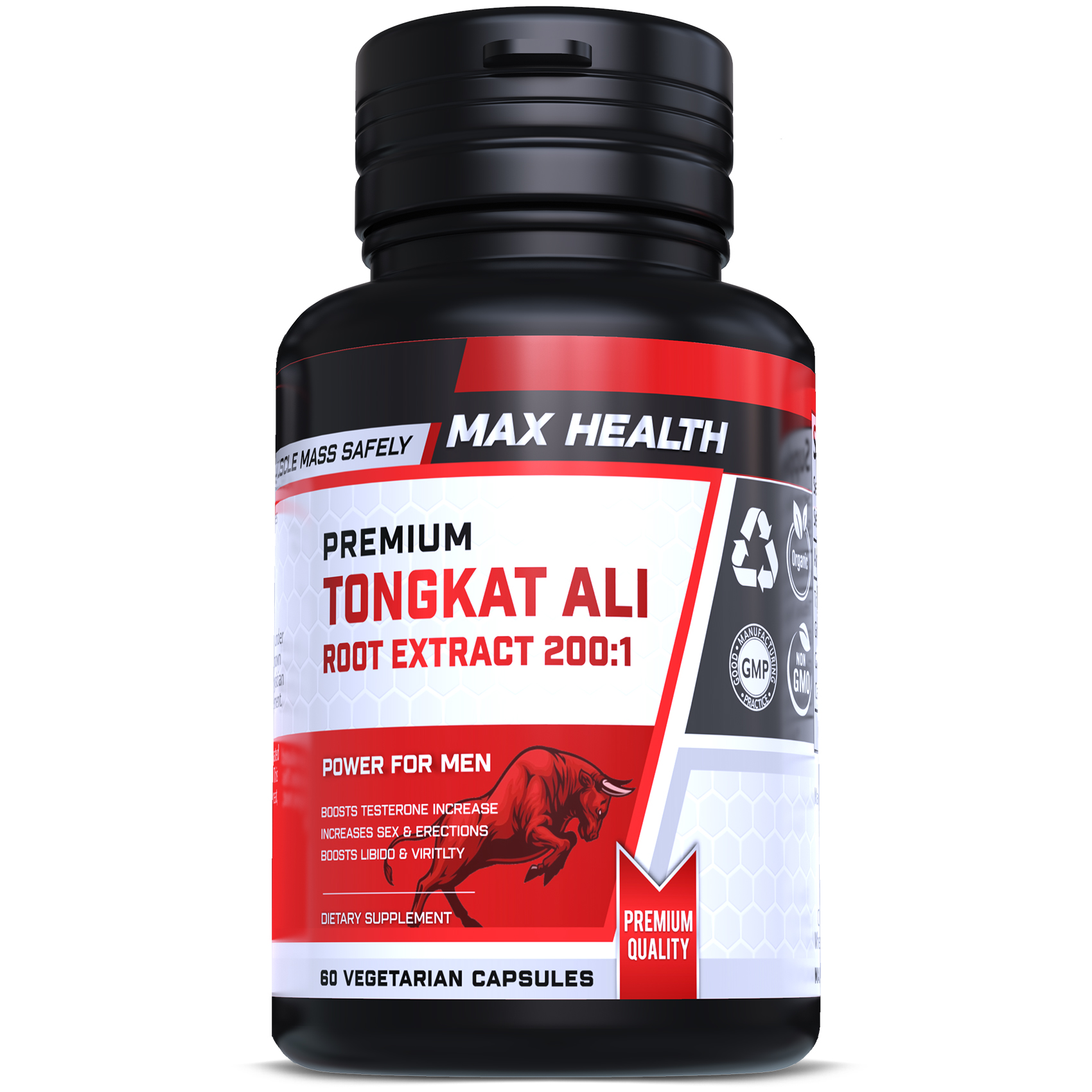 Premium Tongkat Ali 500mg, Supplement for Men, Wild Grade 'A' Extract