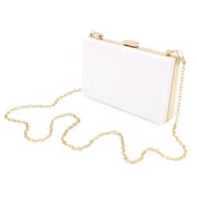 TRENDSBLUE Premium Transparent Clear Acrylic Hard Box Clutch Bag Handbag