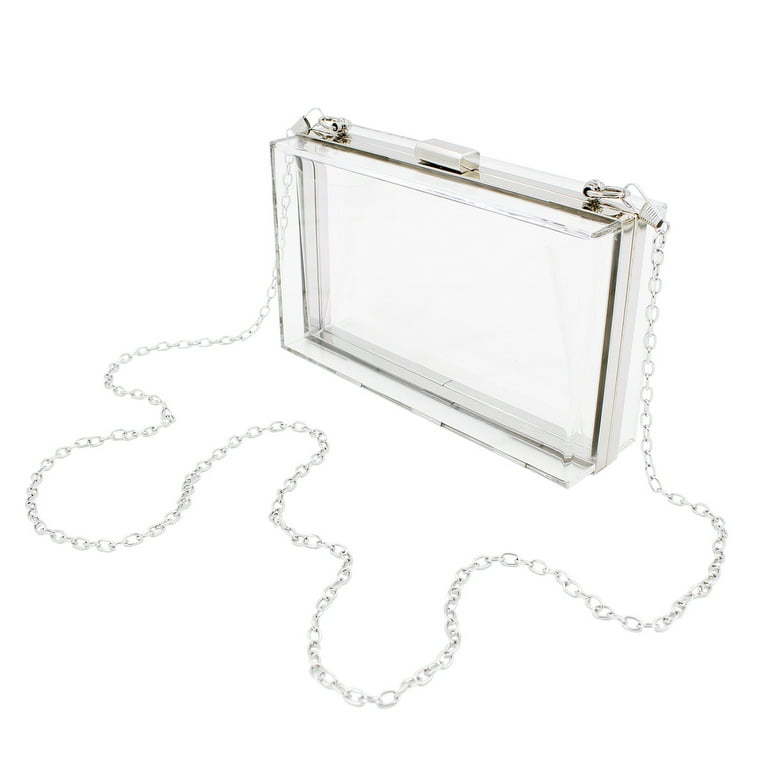 Clear square clutch new arrivals