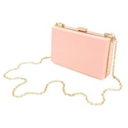 TRENDSBLUE Premium Transparent Clear Acrylic Hard Box Clutch Bag Handbag