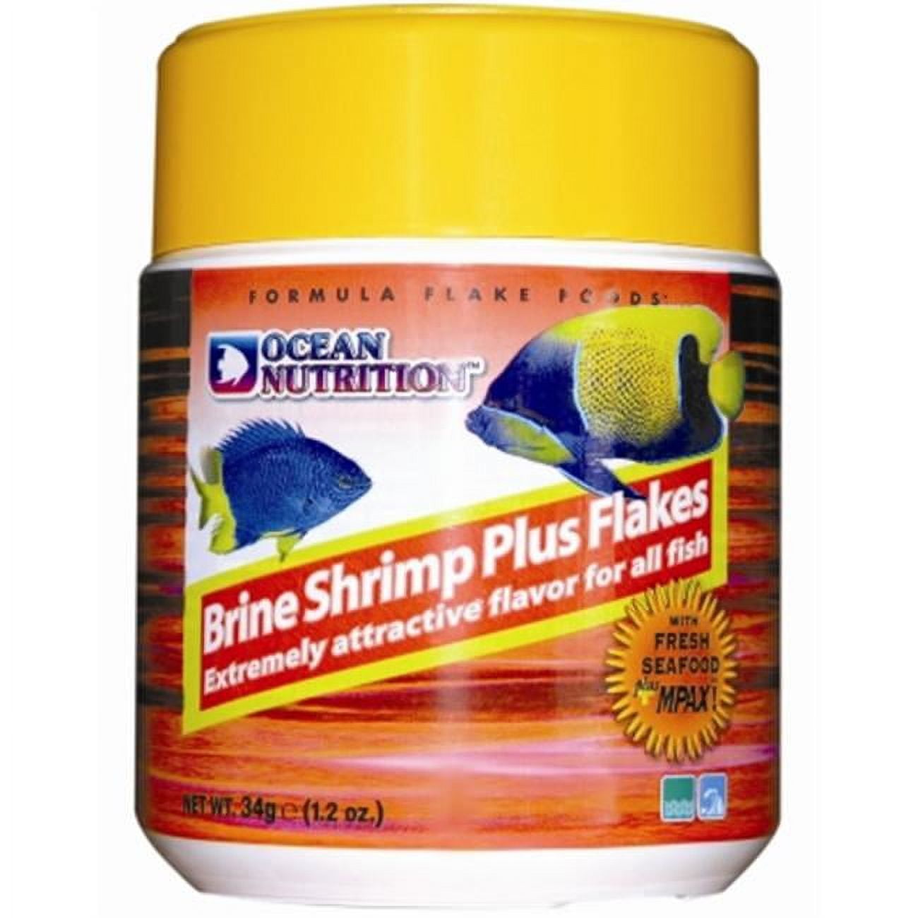 Premium Tropical Fish Flake Food with Brine Shrimp Nutritious Blend ...