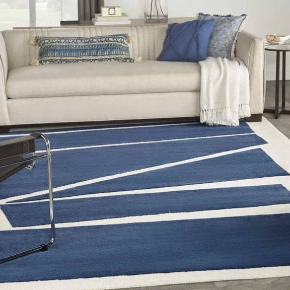 Premium Tufted Rug with Geometrical Design made with 100% New Zealand Wool Best Suites in your Bedroom