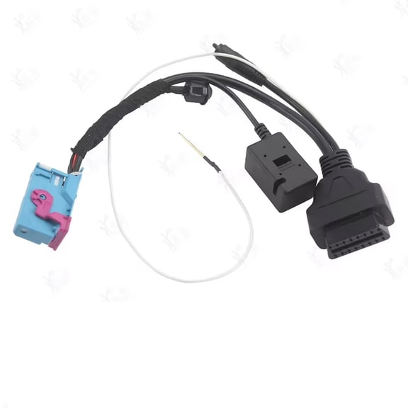 Vehicle Double Port OBD2 Splitter Cable HarnessFor 4th Geerationn Diagnostics Key Programming Harness Testing Key Coding
