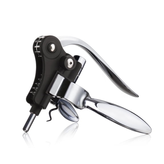 Premium Two-Step Wine Opener with Grip Handles Quick & Easy Cork Removal Ergonomic Wine Bottle Opener for Natural or Synthetic Corks Durable & Stylish Design