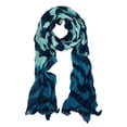 thumbnail image 1 of Premium Two Tone Wave Scarf, 1 of 3