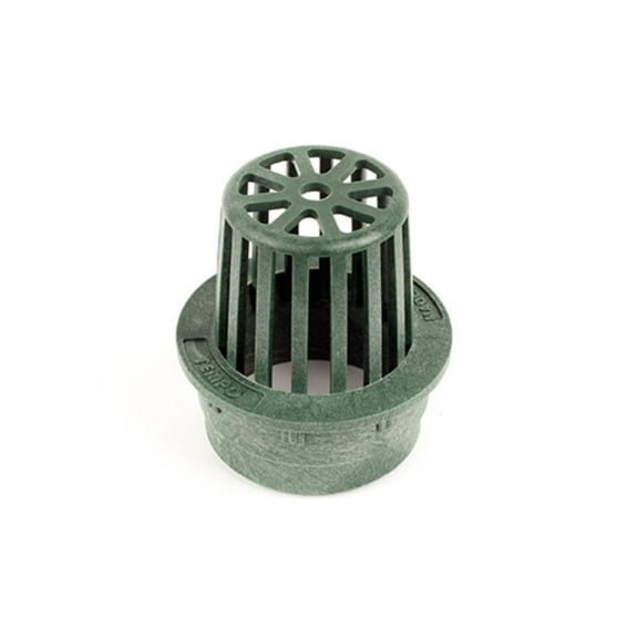 Premium USA Made 3" Inch GREEN Outdoor Round Atrium Drain Grate Cover - Fits All 3" Inch Sewer & Drain Pipe / Fittings, Also Fits Triple Wall Pipe & Corrugated Landscape Pipe 3" (GREEN)