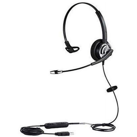Premium USB Headsets – Microphone Headset for Office - Headphones with Mic for PC, Loptops, Call Center, Online Learning, Voice Chat, Gaming, Softphones Calls - Clear Sound