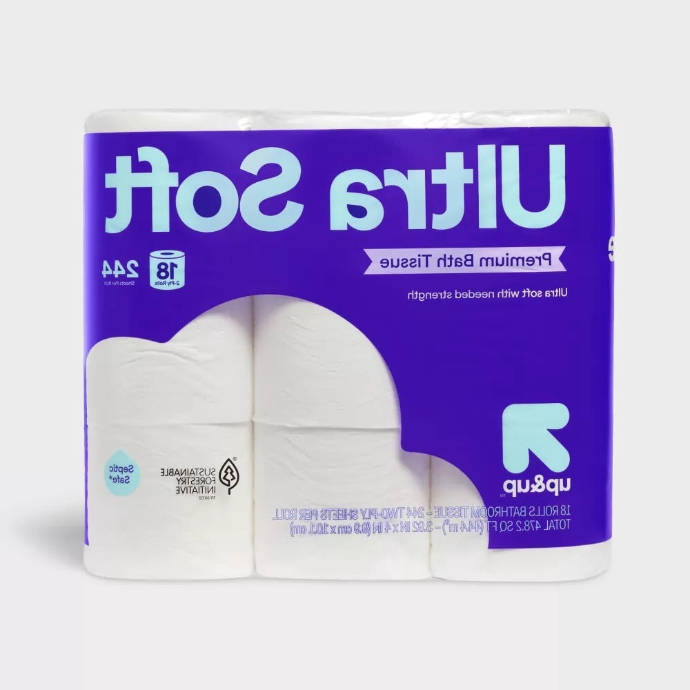 Premium Ultra Soft Toilet Paper - 18 Rolls