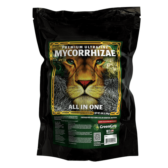 Premium Ultrafine Mycorrhizae Fertilizer - 3 lb Pouch by GreenGro