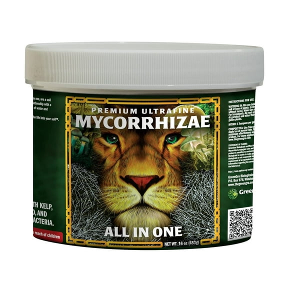 Premium Ultrafine Mycorrhizae - With Kelp, Humic Acid and Beneficial Bacteria -1 lb Pouch by GreenGro Biologicals
