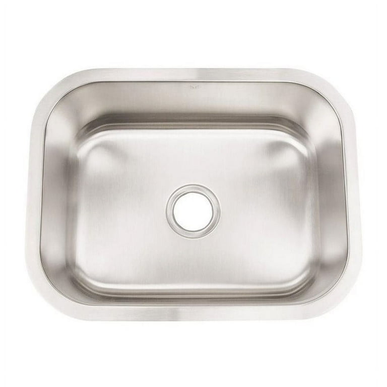 Undermount Stainless Steel 16 in. 0-Hole Single Bowl Kitchen Sink Undermount Stainless Steel 16 in. 0-Hole Single Bowl Kitchen Sink