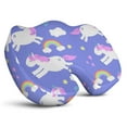 thumbnail image 1 of Premium Unicorn Pattern Memory Foam Seat Cushion Ergonomic Chair Pad for Office Chair, Car, Airplane & Bleachers Sciatica, Tailbone Hip & Back Pain Relief - Chair Cushion for Long Office Workers., 1 of 5