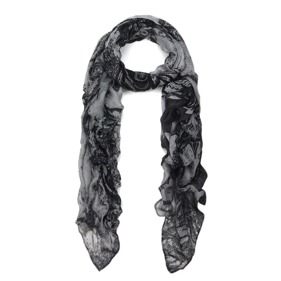 Premium Unique Long Paisley Floral Scarf Wrap