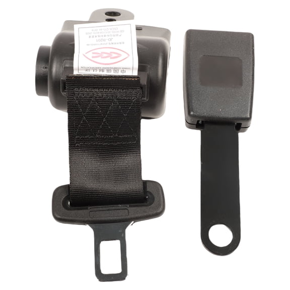 Premium Universal Forklift Seat Belt Retractable Tractor Seat Belt Replacement Kit Adjustable Safety Belt Pack with Durable Hardware for Heavy Duty Mowers and Engineering Garden Equipment