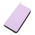 thumbnail image 2 of Premium Vegan Saffiano Leather Continental Zip Around Wallet - Walmart Supplies 2 of 14