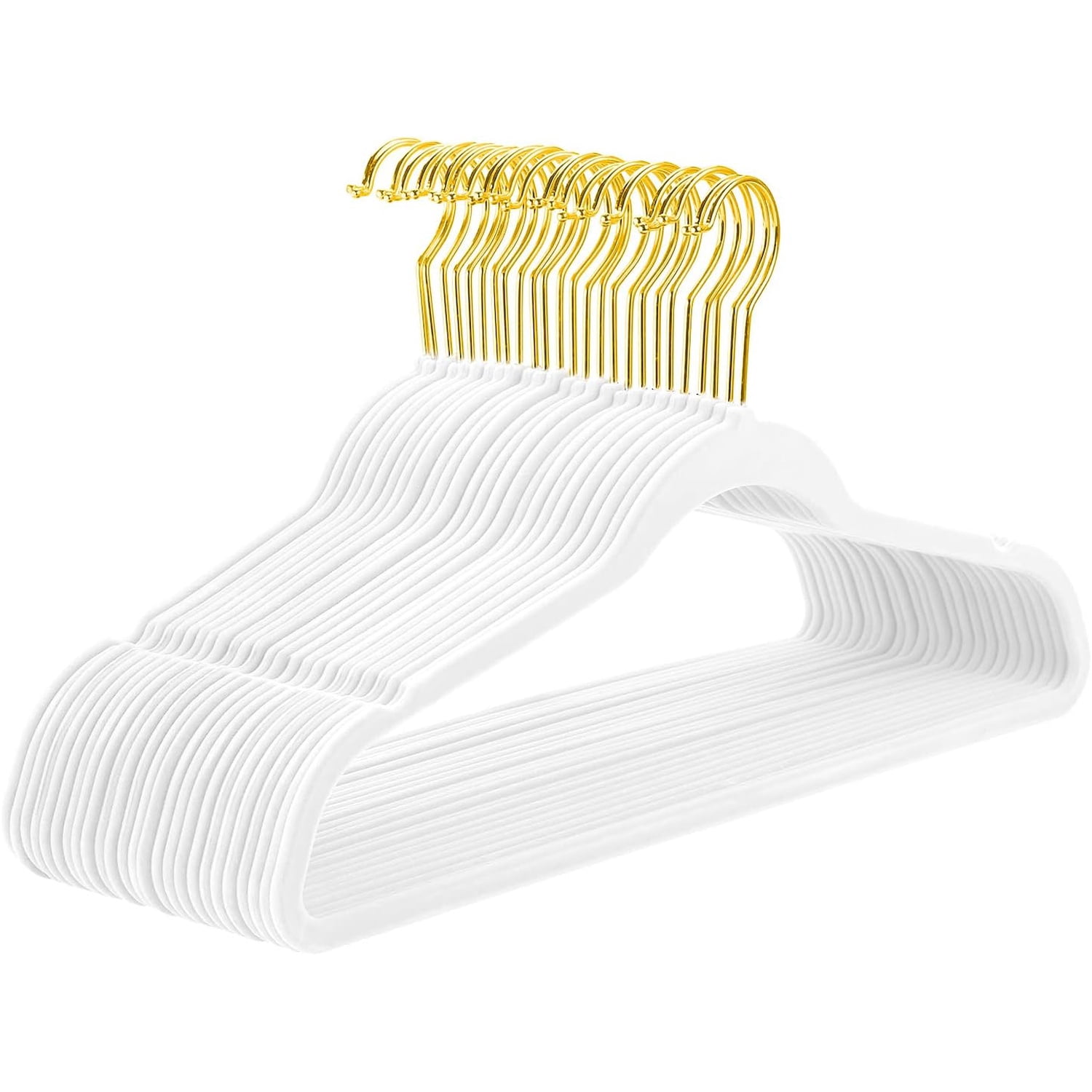 Premium Velvet Hangers Pack 50 Pcs Heavyduty - Non Slip Slimline ...