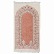 Premium Velvet Islamic Prayer Rug   Classic Mihrab Design | Soft, Elegant & Travel-Friendly