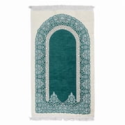 Premium Velvet Islamic Prayer Rug   Classic Mihrab Design | Soft, Elegant & Travel-Friendly