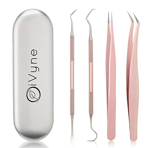 Premium Vinyl Weeding Tool Kit - Precision Stainless Steel Weeder - Hook  and Pick with Fine Tweezers Crafting Set for Cricut Vinyl - by iVyne (Rose  Gold) 