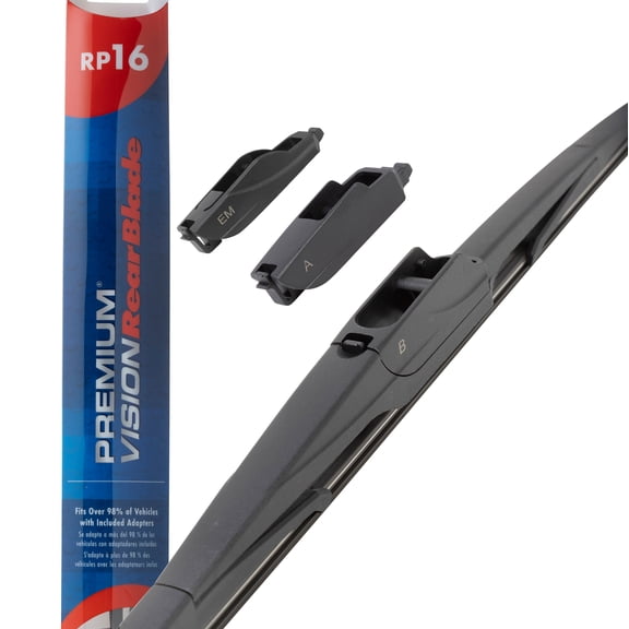 Premium Vision Rear Wiper Blade RP16 | Fits 2005-25 Honda Odyssey, 2010-20 Toyota Sienna, 2010-22 Prius, 2016-22 Lexus RX350, 2020-25 Subaru Outback, 2021-25 Toyota Sienna