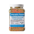 thumbnail image 1 of Premium Vitamin Enriched Tropical Flakes for All Community Tropical Fish, Cichlids and Pond Fish - AFI Vitamin Tropical Flakes …6oz Med Jar, 1 of 2